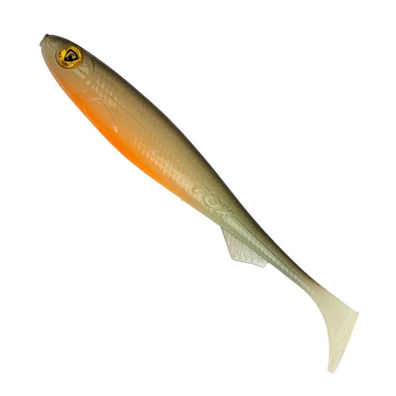 Fox Rage Slick Shad UV Hot Olive 7cm-50989