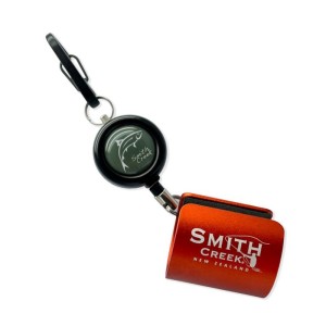 Smith Creek Rod Clip+ Orange with zinger