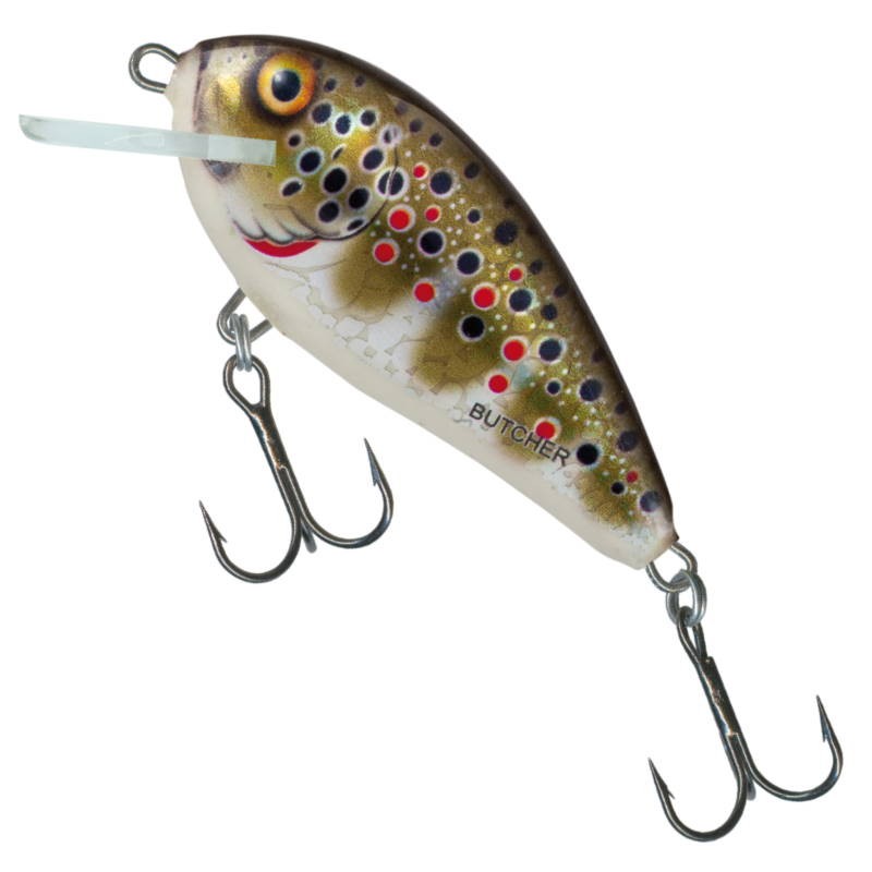 Salmo Wobler Butcher F Holo Brown Trout 5cm-37569