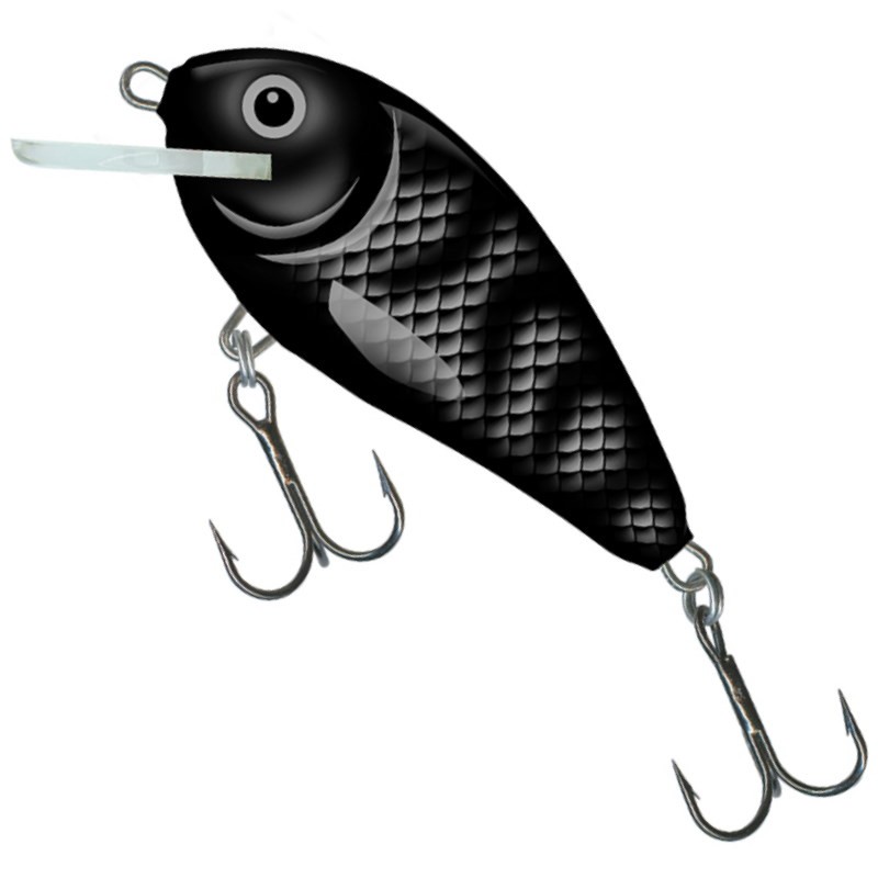 Salmo Wobler Butcher S Black Shadow 5cm-37574