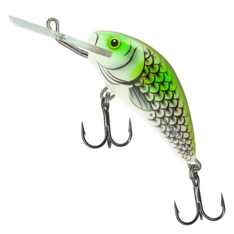 Salmo Wobler Hornet S Olive Hot Spot 4cm-29979