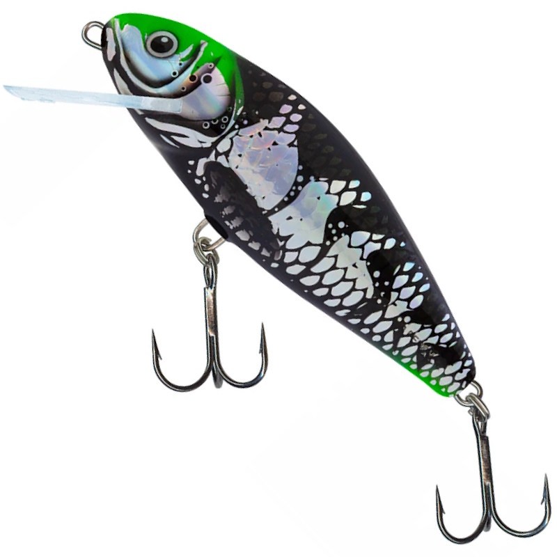 Salmo Wobler Perch F Holo Dark Green Head 8cm-57070