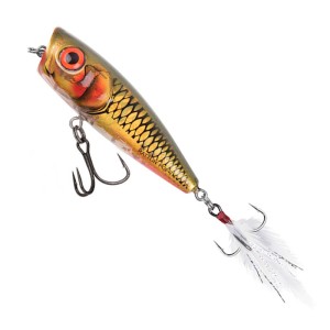 Salmo Wobler Rattlin' Pop F Clear Golde Prey 7cm