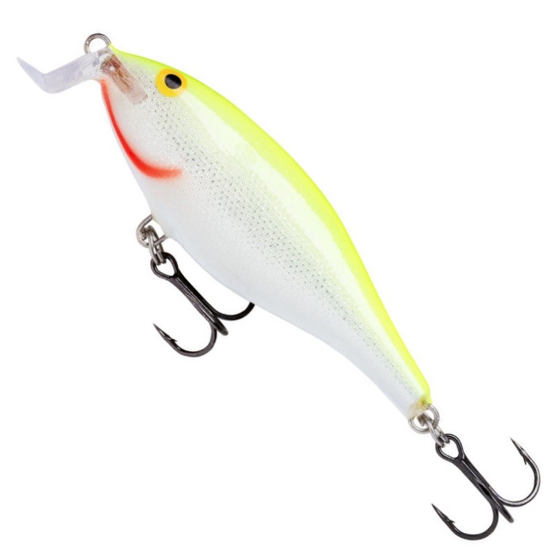 Rapala Shad Rap Shallow Silver Fluo. Chartr. 7cm-65029
