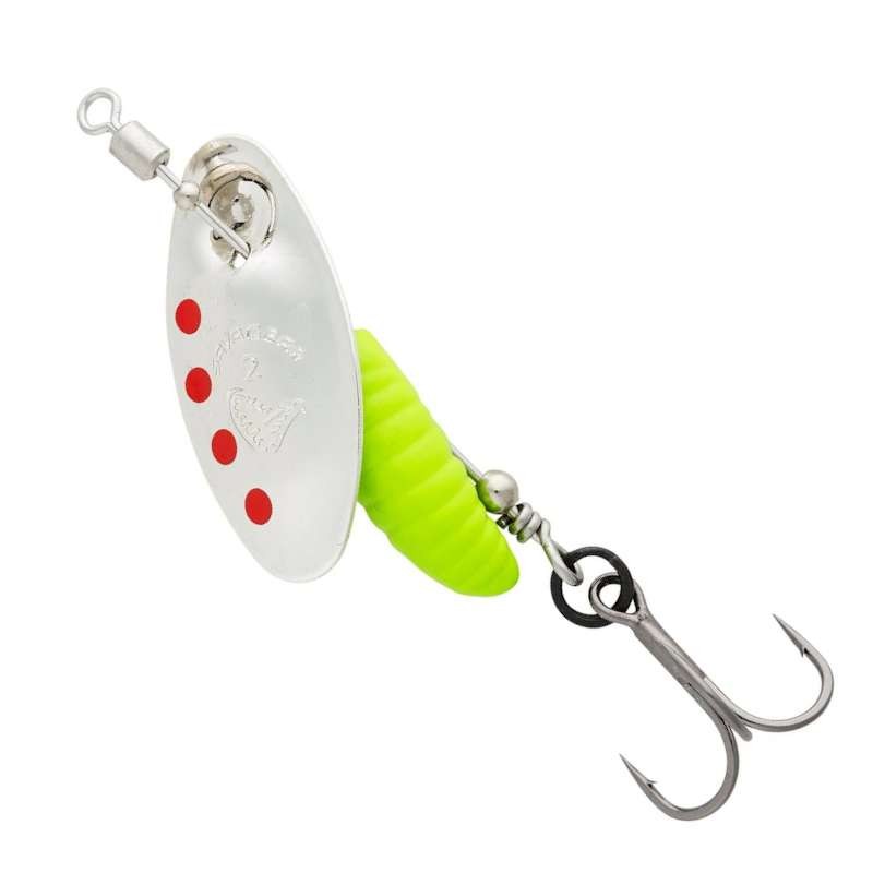 Savage Gear Grub Spinner Silver Red Lime #1 3.8g-67291