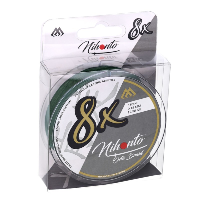 Mikado Plecionka Nihonto Octa Green 150m 0.45mm-60123