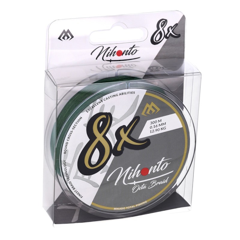 Mikado Plecionka Nihonto Octa Green 300m 0.26mm-60114