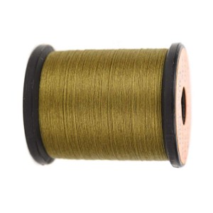 Uni Thread Waxed 8/0 50yds Olive Dun