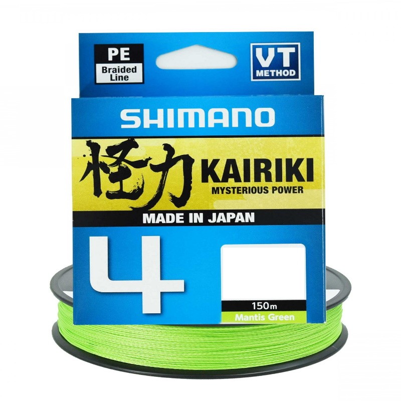 Shimano plecionka Kairiki 4 Mantis Green 0.13mm-32263