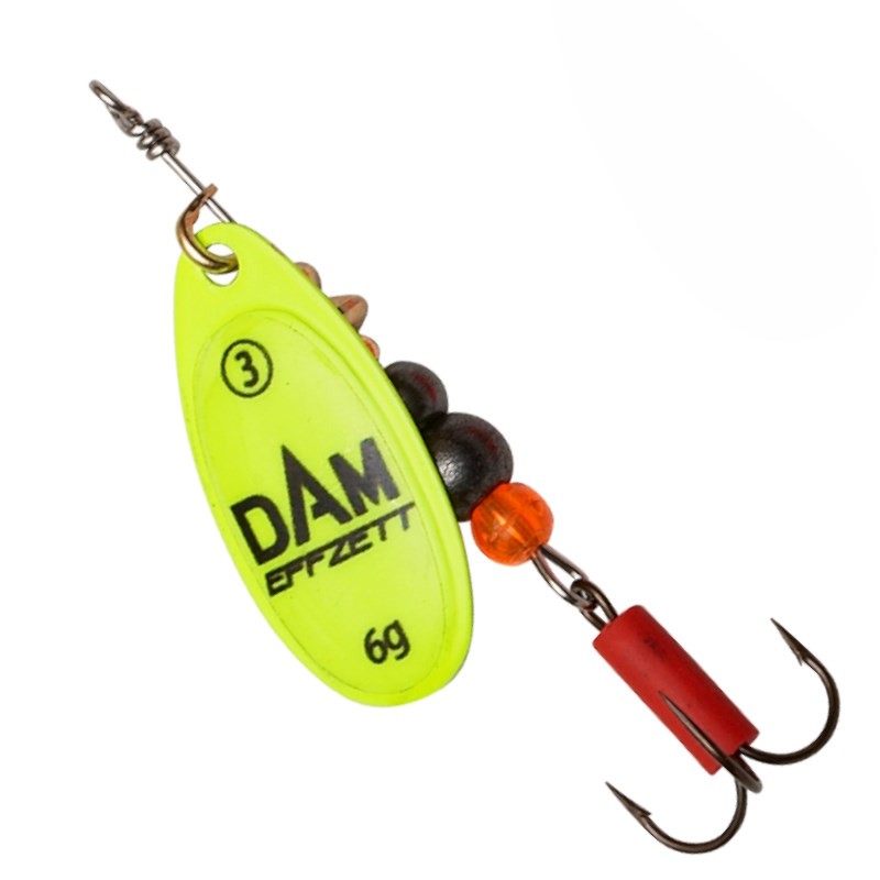 DAM Błystka Effzett Fluo Yellow #4 10g-67496