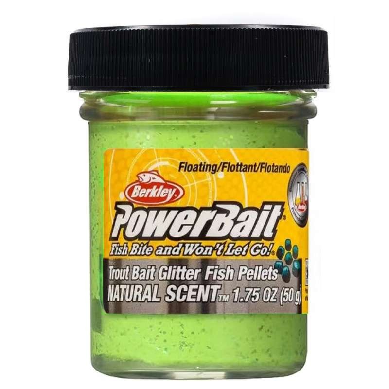 Berkley Ciasto PowerBait Natural Chartreuse Pelet-67959