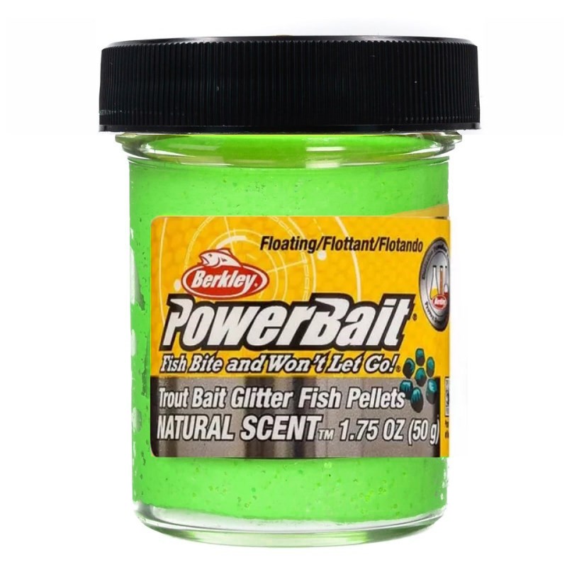 Berkley Ciasto PowerBait Natural SpringGreen Pelet-48940