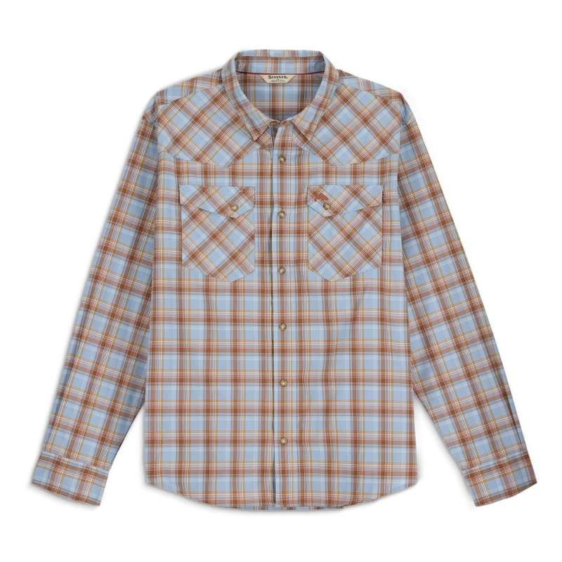 Simms Brackett Shirt Steel Blue Brackett XXL-68202