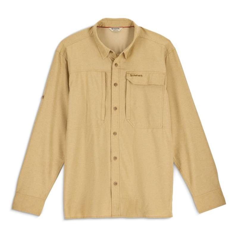 Simms Guide BugStopper Shirt Bistre Heather L-68223