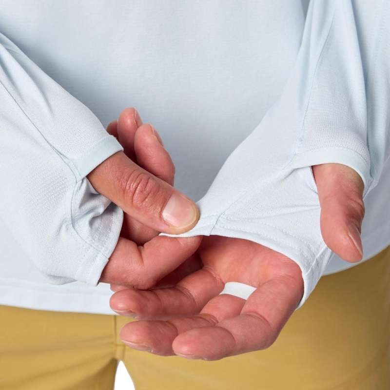 Simms Solarflex Crewneck Bimini Blue L-68436