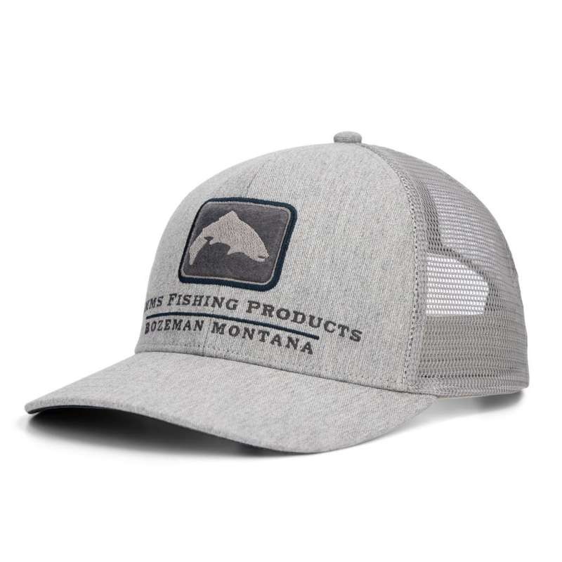Simms Double Haul Icon Trucker Hopper Head Heather-68700