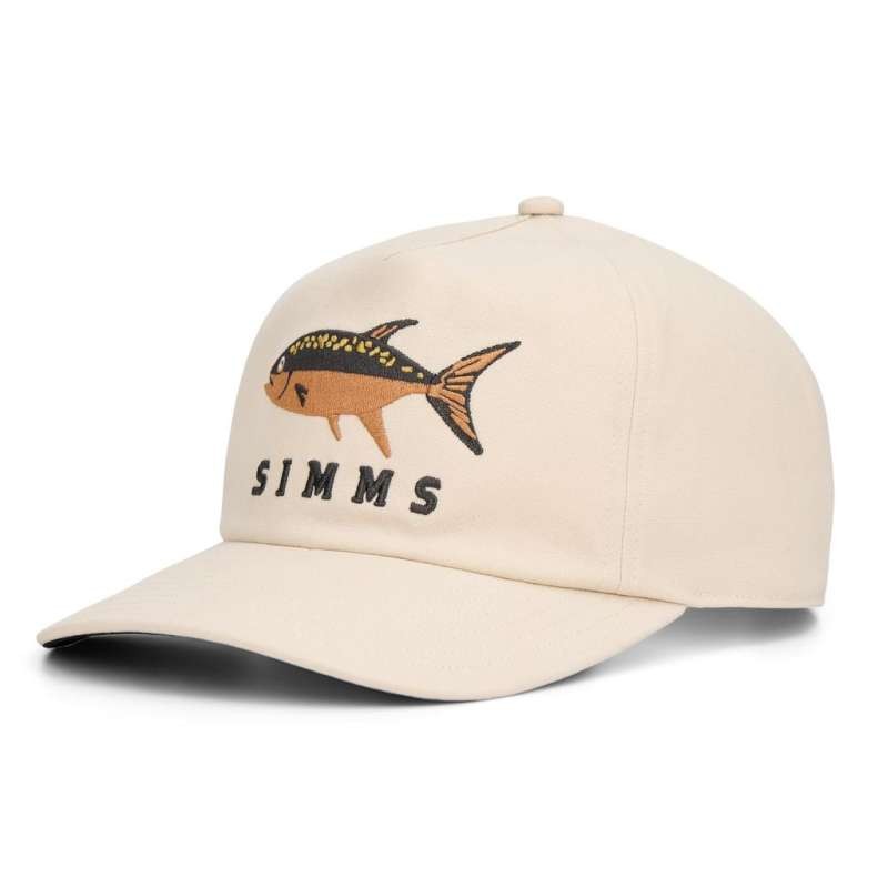 Simms Double Haul Cap Burnished Clay Nomad Fish-68690