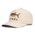 Simms Double Haul Cap Burnished Clay Nomad Fish-68690