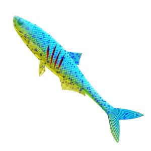 Libra Lures Dead Fish LimeChartreuseBlue 17cm 2szt