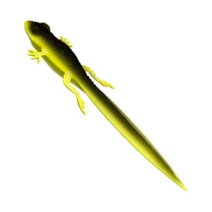 Libra Lures Frog Tadpole Tail Hot Yellow 21cm