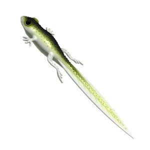 Libra Lures Frog Tadpole Tail Olive Whitefish 21cm