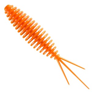 Libra Lures Turbo Worm 011 Hot Orange Kryl 5.6cm