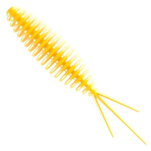 Libra Lures Turbo Worm 007 Yellow NoScent 5.6cm