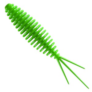Libra Lures Turbo Worm 026 Hot Green Ser 5.6cm