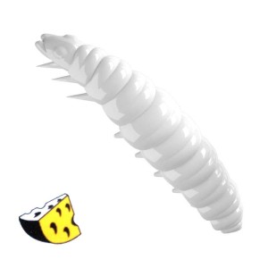 Libra Lures Larva 001 White Ser 3cm 