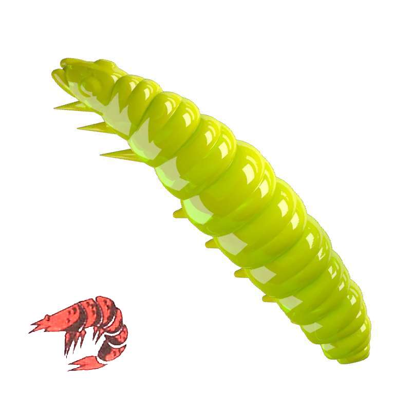 Libra Lures Larva 027 Apple Green Kryl 3.5cm -69939