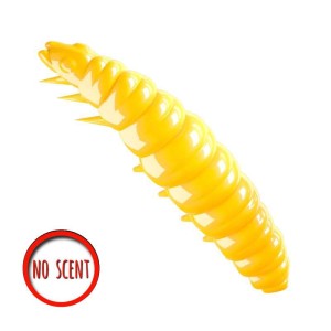 Libra Lures Larva 007 Yellow No Scent 3.5cm