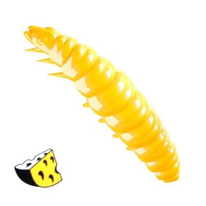 Libra Lures Larva 007 Yellow Ser 3.5cm 