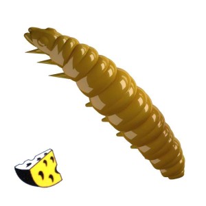 Libra Lures Larva 036 Coffee Milk Ser 3.5cm 