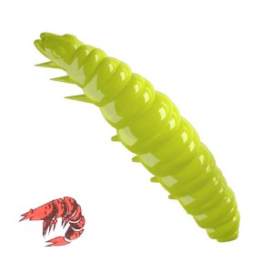 Libra Lures Larva 006 Hot Yellow Kryl 4.5cm 