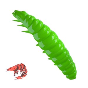 Libra Lures Larva 026 Hot Green Kryl 4.5cm 
