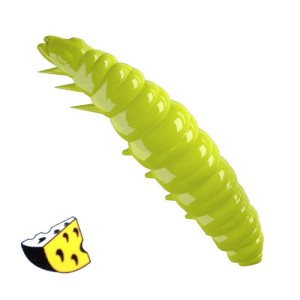 Libra Lures Larva 006 Hot Yellow Ser 4.5cm 