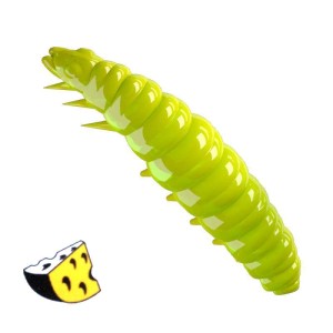 Libra Lures Larva 027 Apple Green Ser 4.5cm 