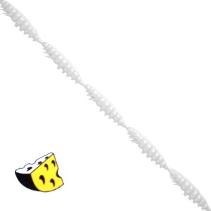 Libra Lures Larva Multi 001 White Ser 2.5cm