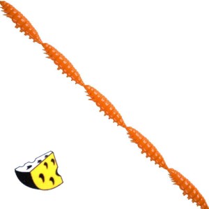 Libra Lures Larva Multi 011 Hot Orange Ser 2.5cm