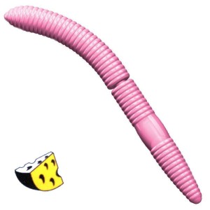 Libra Lures Fatty D'Worm 018 Pink Pearl Ser 6.5cm 