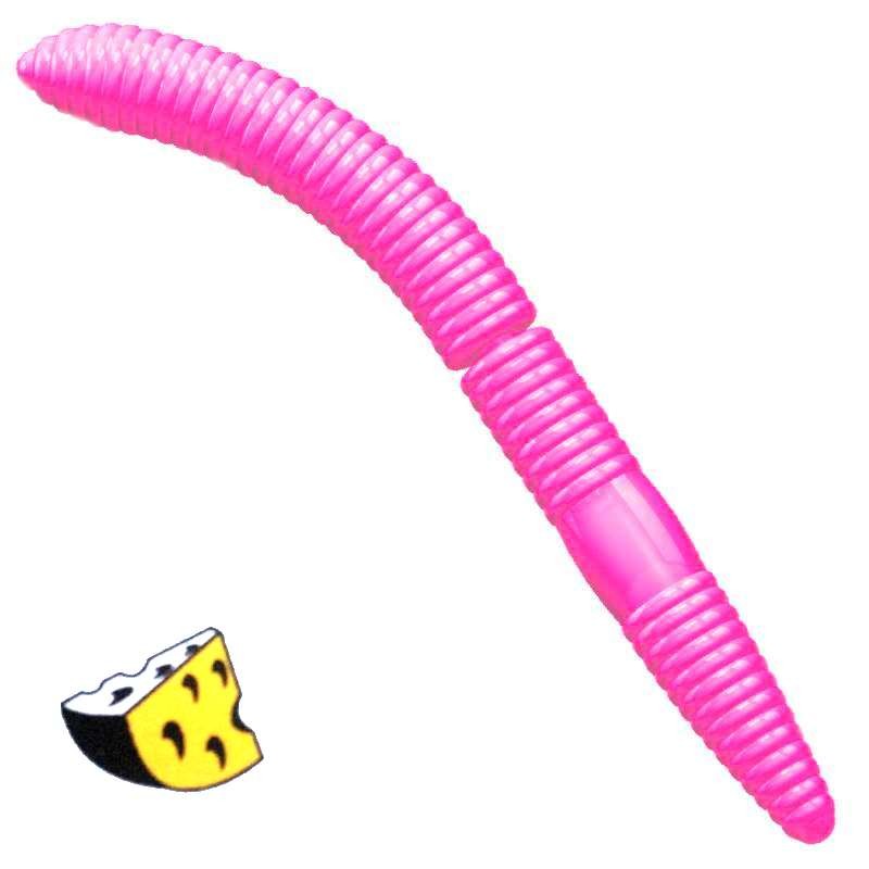 Libra Lures Fatty D'Worm 019 Hot Pink Ser 6.5cm -69980