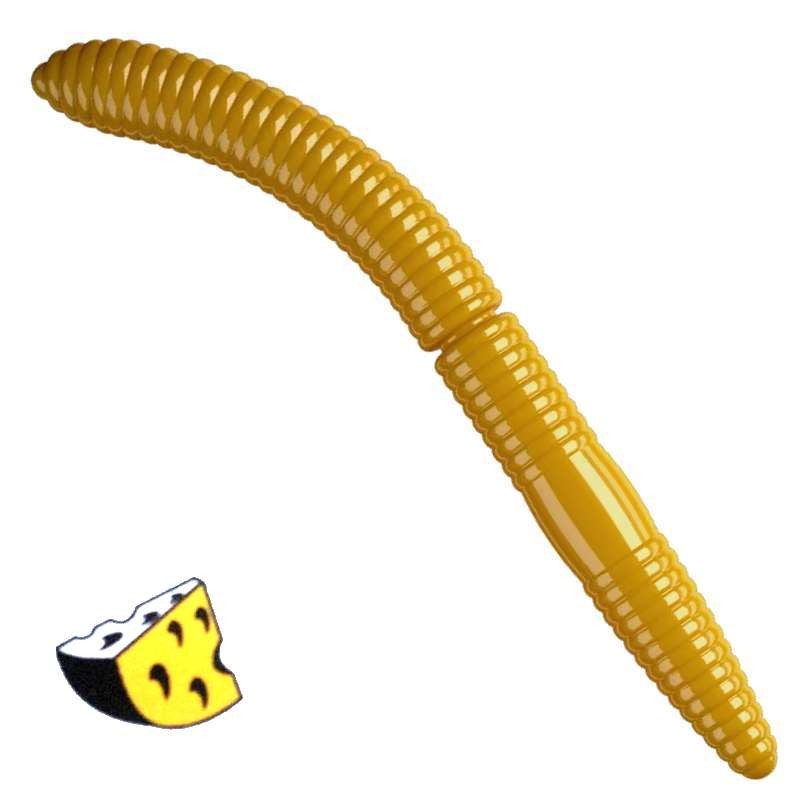 Libra Lures Fatty D'Worm 036 Cofee Milk Ser 6.5cm-69984