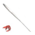 Libra Lures Dying Worm 001 White Kryl 7cm -70025