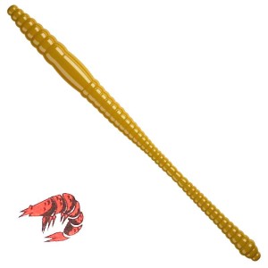 Libra Lures Dying Worm 036 Coffee Milk Kryl 7cm 