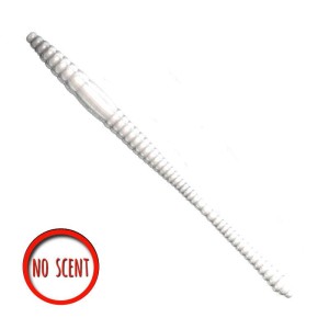 Libra Lures Dying Worm 001 White No Scent 7cm 