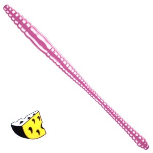 Libra Lures Dying Worm 018 Pink Pearl Ser 7cm 