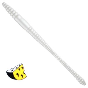 Libra Lures Dying Worm 004 Silver Pearl Ser 8cm 