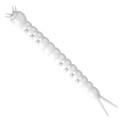 Libra Lures Slight Worm 001 White Kryl 3.8cm-69572