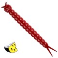 Libra Lures Slight Worm 021 Red Ser 3.8cm-70081