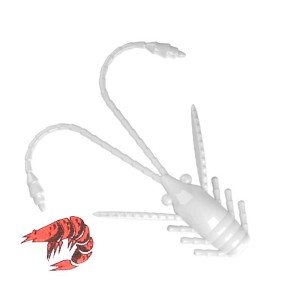 Libra Lures Pro Nymph 001 White Kryl 1.8cm 